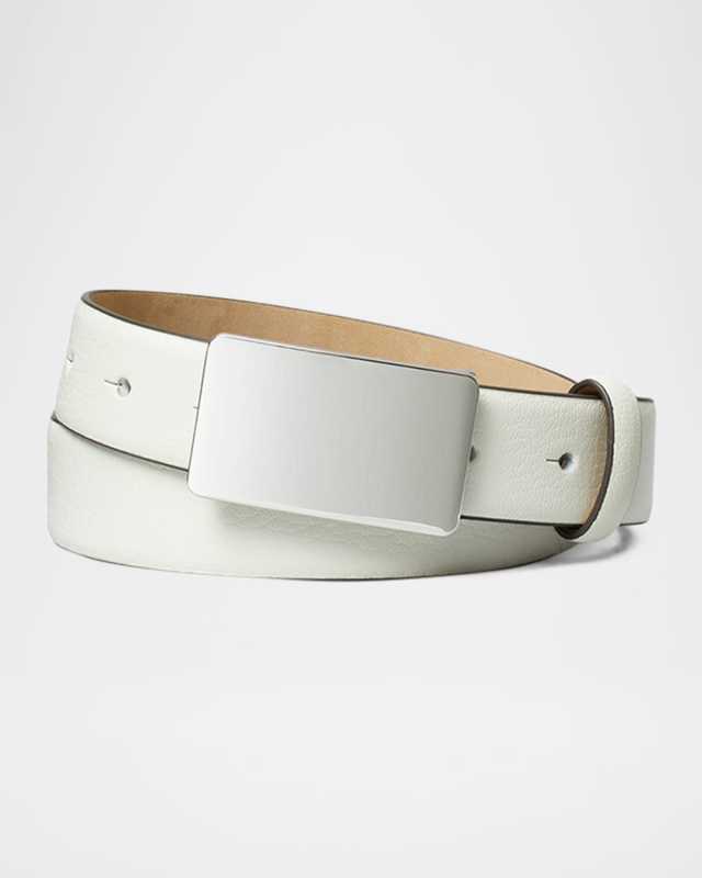 Plate Leather Belt